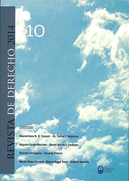 					Ver Núm. 10 (2014): Revista de Derecho
				