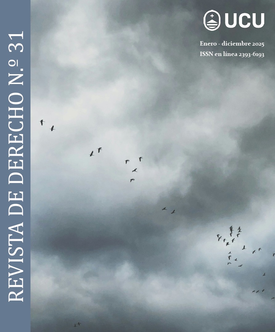 					Ver Núm. 31 (2025): Revista de Derecho
				